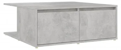 Obrázok produktu pre vidaXL Konferenčný stolík Concrete Grey 80x80x31 cm Drevo Materiál