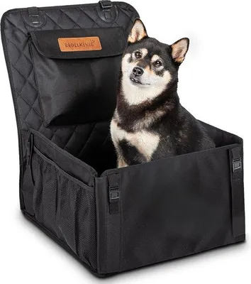 Produktbild von Hundebügel für kleine und mittelgroße Hunde, Wasserabweisender Hundefußbügel für den Rücksitz, schwarzer Kunststoff