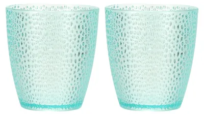 Kunststoff-Trinkgläser, 2er-Set, blau, 200 ml, unzerbrechlich, stapelbar