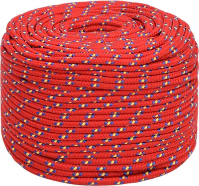 Produktbild von vidaXL Bootsseil Rot 6 mm 50 m Polypropylen