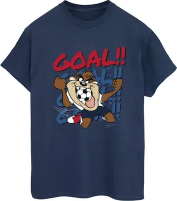 Produktbild von Looney Tunes - "Goal Goal Goal" T-Shirt für Damen BI33507 (3XL) (Marineblau)