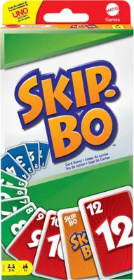 Produktbild von Mattel 523700 Skip-Bo, 2-6 Spieler, ca. 20 min, ab 7 Jahre