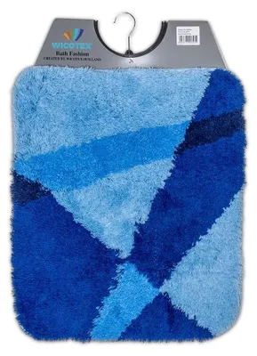 Zdjęcie produktu dla Mata pod bidet antypoślizgowa, 50 x 60 cm, niebieska