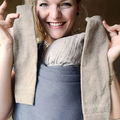Obrázek produktu pro Merino dětské ponožky přírodní barva