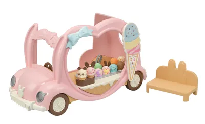Productafbeelding van The Traveling Ice Cream Man - SYLVANIAN FAMILIES - 5651 - Outdoor - Pink - Ages 3+