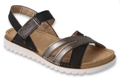 Produktbild von Sandalen Befado Cute 062Y006 schwarz, Lederinnensohle