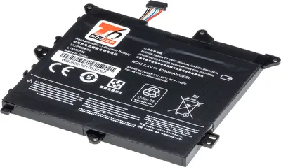 Imagen del producto de Batería T6 Power pro Lenovo Yoga 300-11IBY, de polímero de litio, 7,4 V, 4000 mAh (30 Wh), color