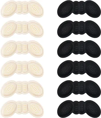 Produktbild von 6 Paare Fersenschutz für Schuhe Fersenpolster Schuhe, Fersenhalter Selbstklebend Schwamm Fersenpolster für zu GroßE Schuhe Komfort Fersenpolster Sneaker