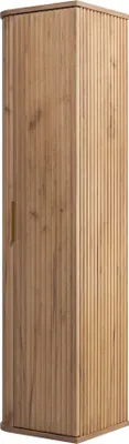 Obrázek produktu pro Koupelnová skříňka, zlatý dub, zlatá rukojeť, 35,5 x 139 x 31,5 cm
