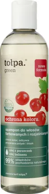 Image de TOŁPA Shampooing protecteur de couleur vert pour cheveux colorés et décolorés, 300 ml