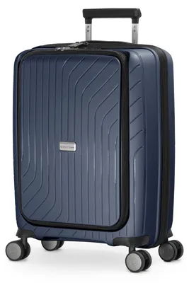 Immagine prodotto di HAUPTSTADTKOFFER TXL - Valigia per laptop, valigia leggera per bagaglio a mano con borsa per laptop 55x40x23 cm, trolley business 4 ruote per bagaglio a mano TSA 40L, blu scuro