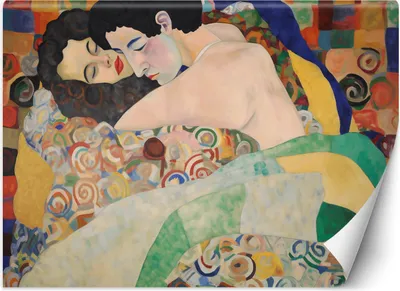 Produktbild von Vlies fototapete Kuss - G. Klimt 250x175 cm Feeby Grün inkl. Kleber einfache Montage