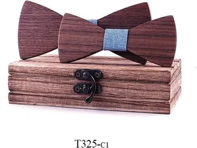 Obrázok produktu pre Mahoosive 2xDrevený motýlik combo T325 otec + syn