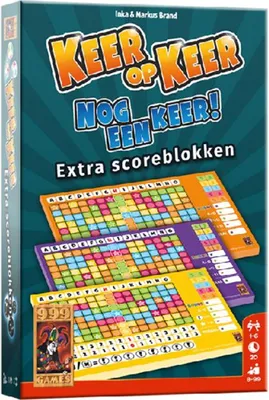Immagine prodotto di 999 Games Keer Op Keer Scoreblokken 3 Stuks