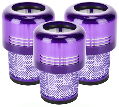 Produktbild von HEPA-Filter HEPA‑Ersatzfilter kompatibel mit Dyson V11, V15, SV14 Staubsaugerfilter 3‑Pack,Akku‑Staubsauger Filter,waschbarer Filter