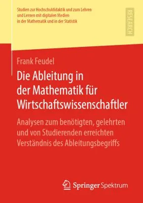 Obrázek produktu pro Die Ableitung in der Mathematik für Wirtschaftswissenschaftler