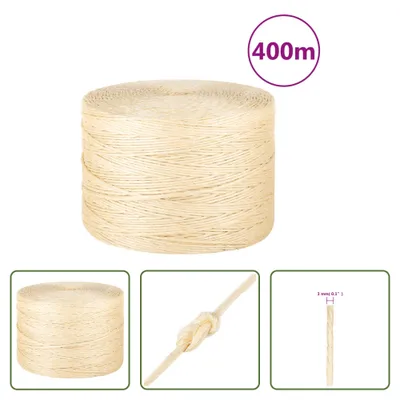Obrázok produktu pre The Living Store Lano 100% sisal 3 mm 400 m