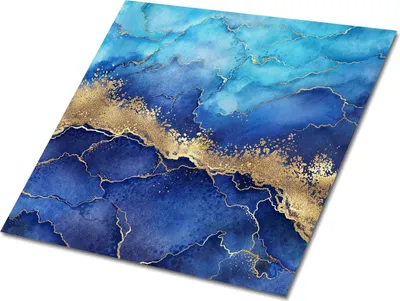 Produktbild von Selbstklebende Platten 30x30 cm Wandpaneele 9 Stück im Set Wanddeko - Marmorsee.