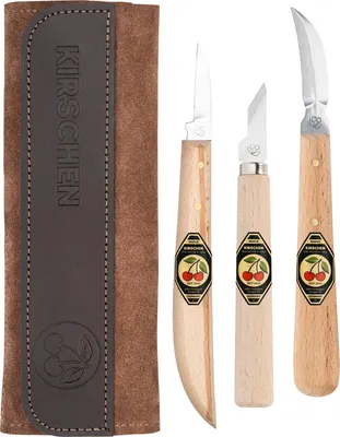 Produktbild von KIRSCHEN Schnitzmessersatz in Ledertasche 3-tlg. 3307000