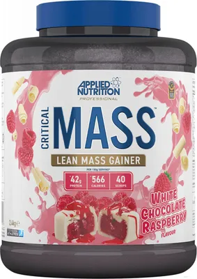 Produktbild von Applied Nutrition Critical Mass Professional (2400g) White Chocolate Raspberry - Gewichtszunahme - Mit Kreatin