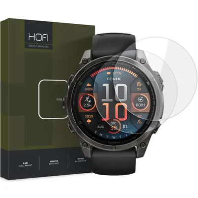 Image de Verre trempé Hofi Glass Pro+ 2-Pack Garmin Fenix 8 (47 Mm) Clair