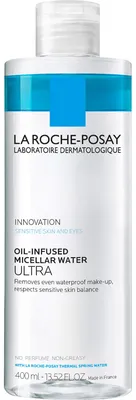 Produktbild von La Roche-Posay 3337875725897, Micellar-Wasser, Frauen, Empflindliche Haut, Reinigend, Feuchtigkeitsspendend, 400 ml, Flasche