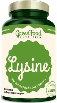 Produktbild von GreenFood Nutrition Lysin 90 Kapseln
