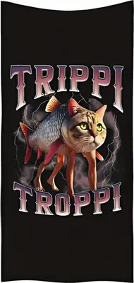 Obrázok produktu pre Plážová osuška Italian Brainrot 70x140 cm - Trippi Troppi