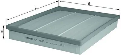 Obrázok produktu pre Vzduchový filter KNECHT LX 1683