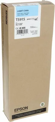 Productafbeelding van Epson UltraChrome T5915 inktpatroon - Lichtcyaan - Inktjet