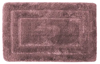 Produktbild von Badematte Badezimmerteppich Rutschfest Weich Violett ALOR 50x80