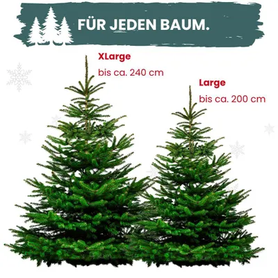 N&T NIETING Weihnachtsbaumdecke 75cm Marineblau - Schneeflocken Baumrock Aus Leinen