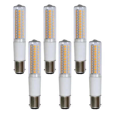 Produktbild von 6 x LED Leuchtmittel Röhre T18 8,5W = 80W B15d klar echte 1100lm warmweiß 3000K 360°