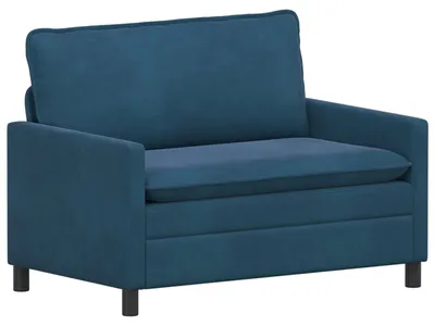 Produktbild von vidaXL Sofa Blau 126 x 81 x 87,5 cm Samt