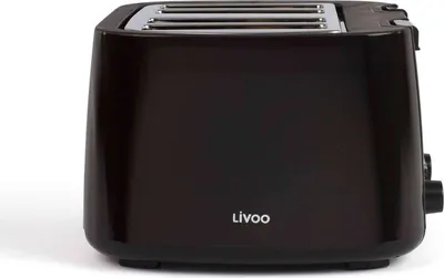 Obrázok produktu pre Livoo DOD167N Hriankovač čierny 4 plátky 1500 W
