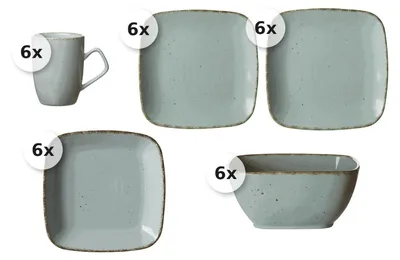 Produktbild von Kombiservice 30 tlg. Casa blau