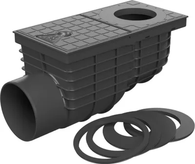 Produktbild von Dachrinnenablauf Regensinkkasten Regenrohrablauf Regensinkkästen Sinkkasten 325D
