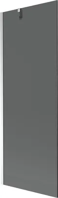 Produktbild von Mexen Next 1-Flügel-Badewannenwand 70 x 150 cm, Graphit, chrom - 895-070-000-00-40-01