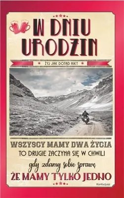 Zdjęcie produktu dla Kartka okolicznościowa Urodziny U49 - AbCard