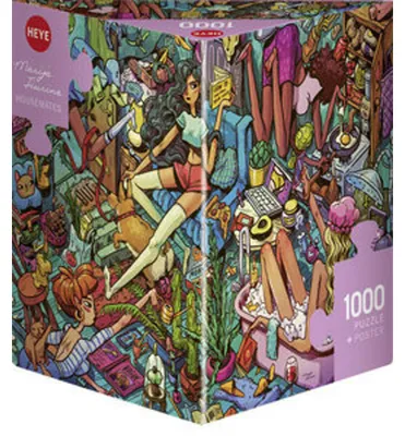 Produktbild von Heye Puzzle Housemates, 1000 Teile, 1000 Stück(e), Kunst