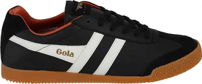Produktbild von Gola Classics Harrier Leder in Schwarz Weiß für Herren – 7 UK - 41 EU - 8 US / Black White