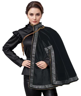 Produktbild von Omgoods – Schultercape für Steampunk- und Halloween-Kostüme