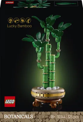 Productafbeelding van LEGO Botanicals Geluksbamboe, kunstplant, bouwset voor volwassenen, cadeau voor housewarmingfeestjes of afstudeerfeesten voor vrouwen, mannen, woondecoratie 10344