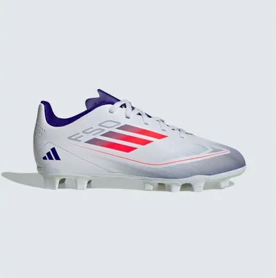 Produktbild von ADIDAS F50 CLUB FxG J Cloud White / Solar Red / Lucid Blue 36.5
