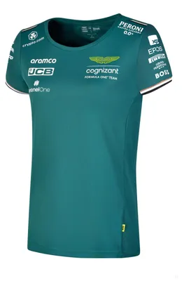 Produktbild von Aston Martin t-shirt, team, Frauen, grün, 2023 XL