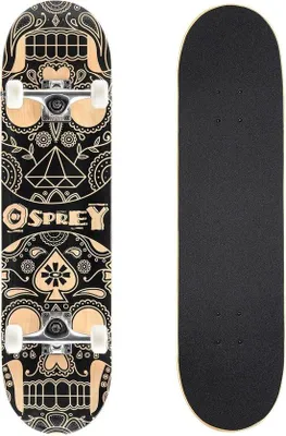 Produktbild von Doppelter Kick Trick Skateboard 787x203cm Holz für Anfänger
