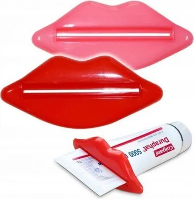 Produktbild von GKA 2 Stück Tubenquetscher Quetscher Tubenentleerer Zahnpasta Zahncreme Cremes Senf Lippen Kuss