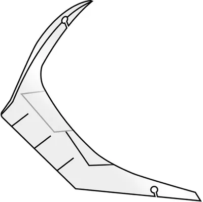 Produktbild von Heckspoiler Airoh GP 550 S Challenge Red Helm Größe S
