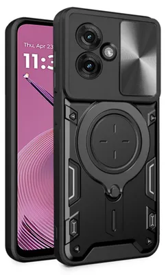 Produktbild von Techsuit CamGuard Pro Back Cover Hülle für Motorola Moto G55 - Schwarz