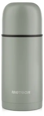 Thermoskanne 1 l + 750 ml, Edelstahl, Isolierflasche mit 2 Bechern
